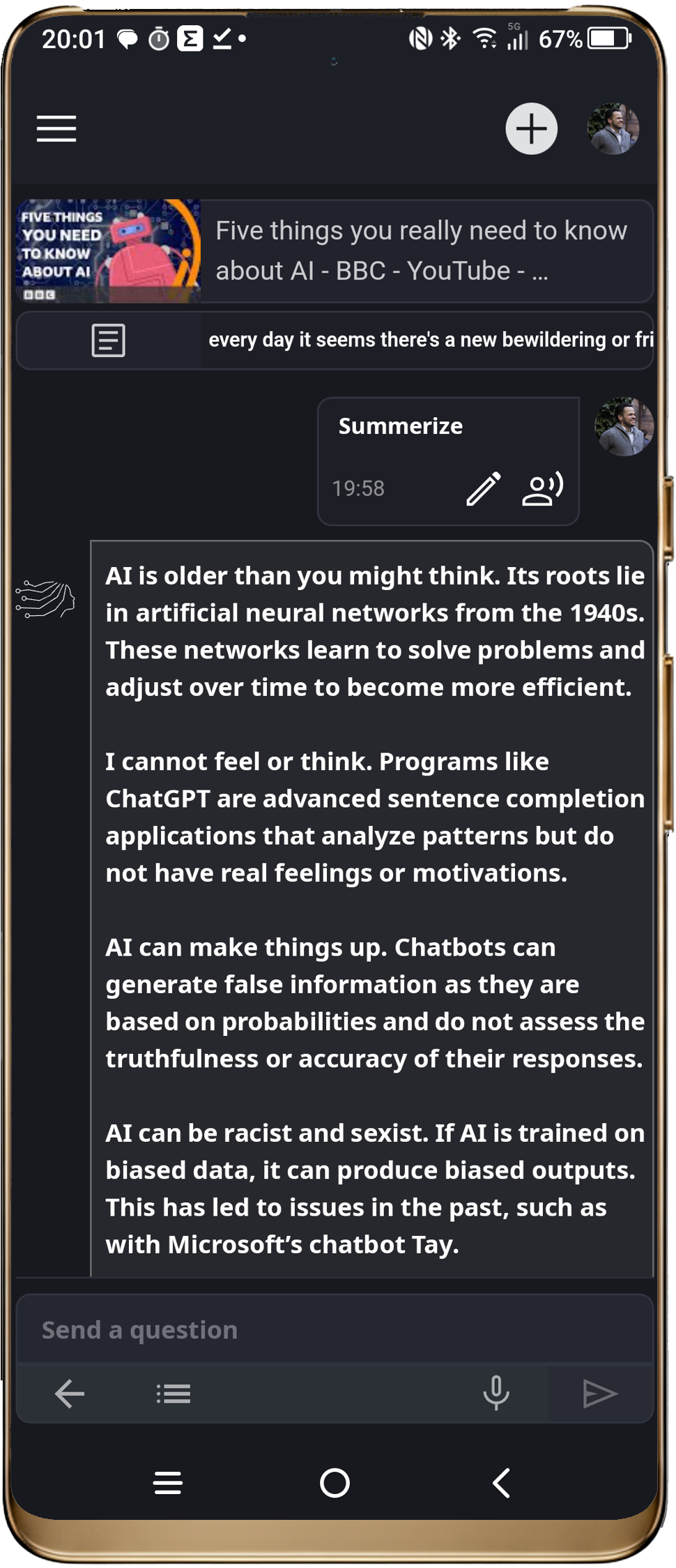 SUMMERA AI app screenshot